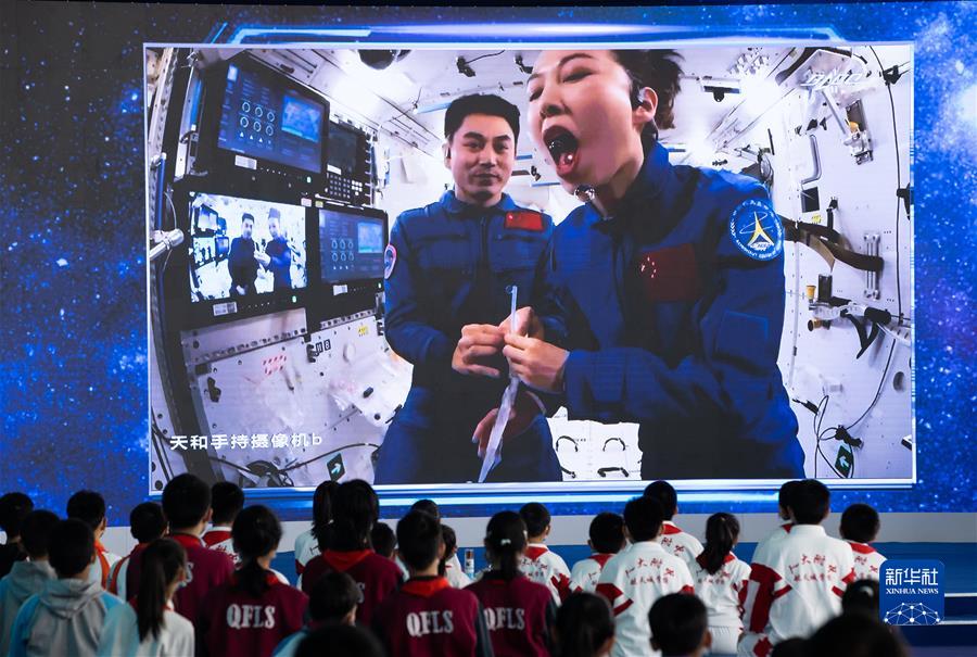 （新華全媒＋）（6）開(kāi)課啦！&ldquo;天宮課堂&rdquo;第一課