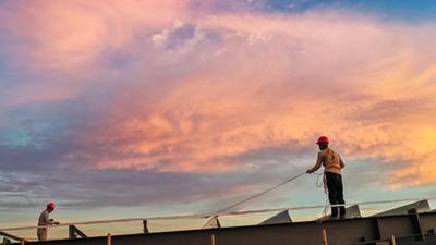 湖南藍山：錯峰施工保進(jìn)度