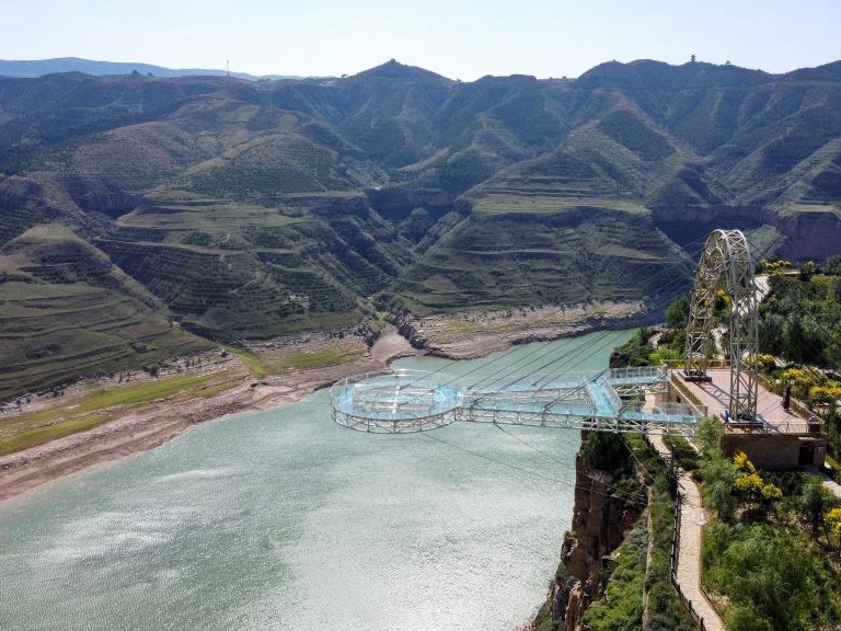 黃河內蒙古段秋日風(fēng)光