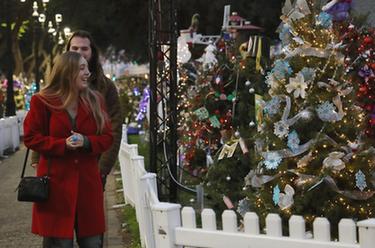 美國舊金山灣區:圣誕主題裝飾