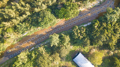 新華全媒+｜海南文昌：建設&ldquo;生態(tài)浮島&rdquo; 凈化河水水質(zhì)