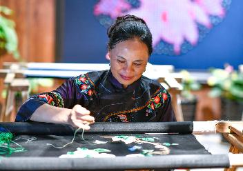 代表委員履職故事丨全國人大代表石麗平：繡出鄉村振興美麗畫(huà)卷