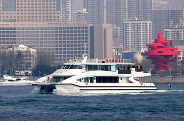 青島:“一程多站”海上旅游回暖