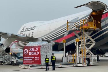 我國首個(gè)專(zhuān)業(yè)貨運樞紐機場(chǎng)開(kāi)通首條國際貨運航線(xiàn)