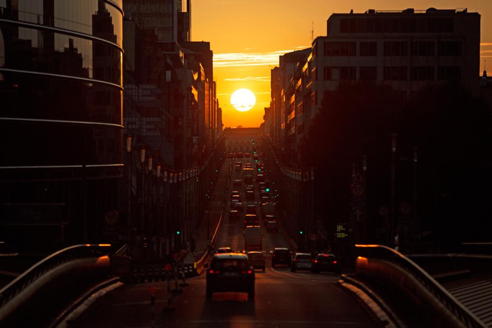 布魯塞爾：&ldquo;懸日&rdquo;景觀(guān)