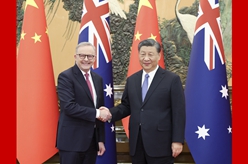 習近平會(huì )見(jiàn)澳大利亞總理阿爾巴尼斯