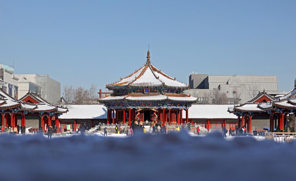 沈陽(yáng)故宮迎初雪