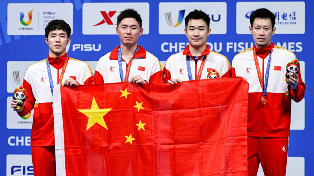 成都大運會(huì )｜羽毛球&mdash;&mdash;任翔宇/譚強獲男子雙打冠軍