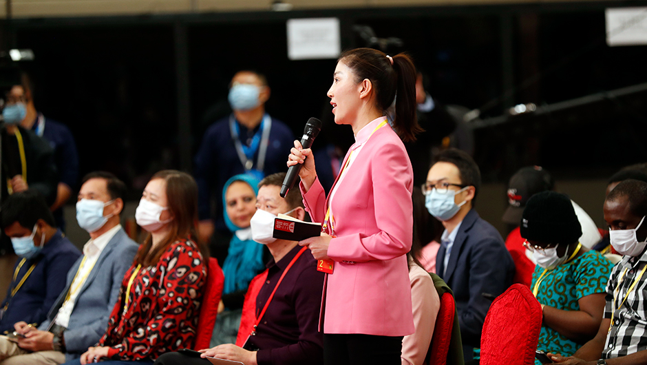 中國農業(yè)電影電視中心記者提問(wèn)