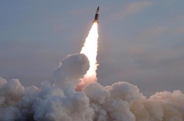 朝鮮再次試射兩枚戰術(shù)導彈