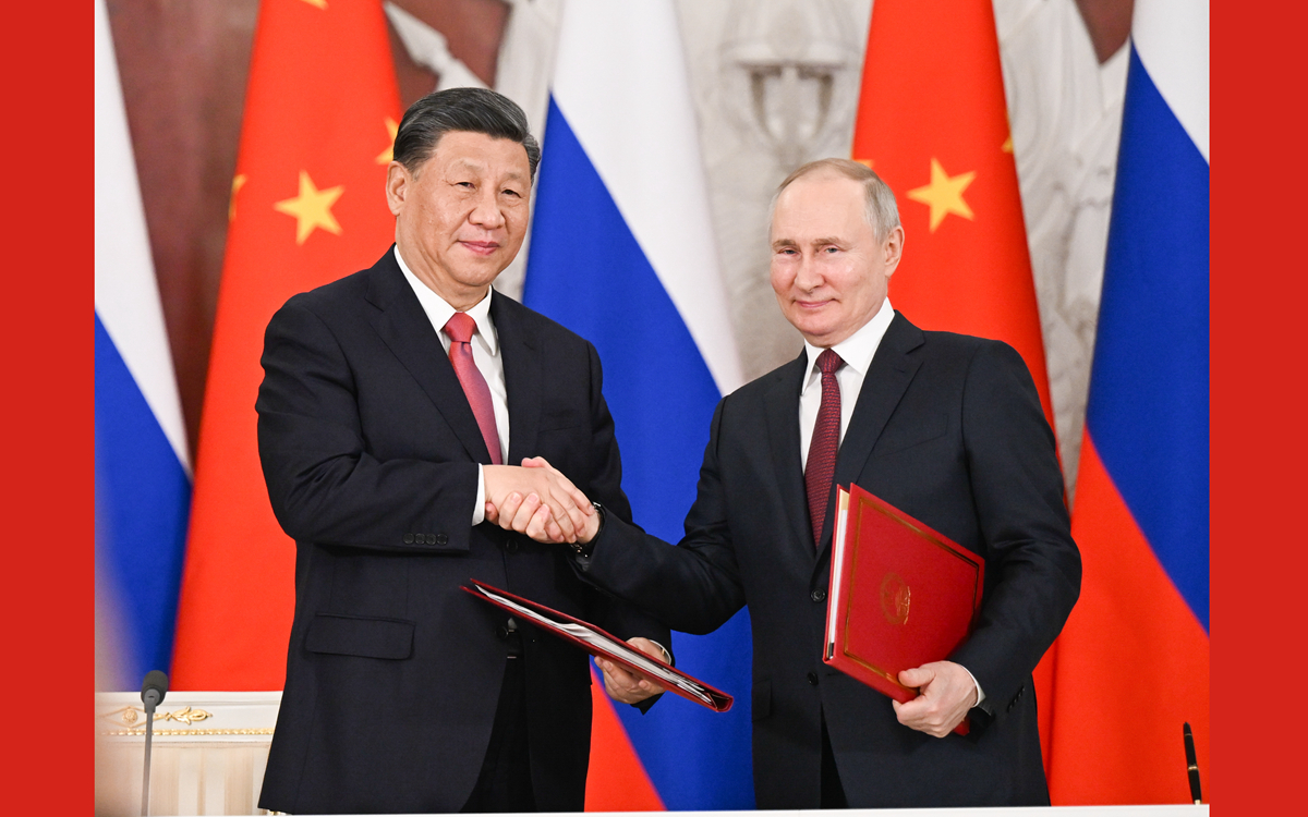 習近平同俄羅斯總統普京舉行會(huì )談