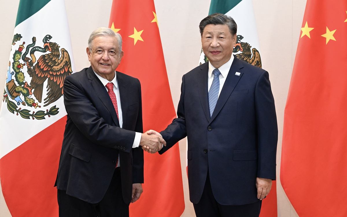 習近平會(huì )見(jiàn)墨西哥總統洛佩斯